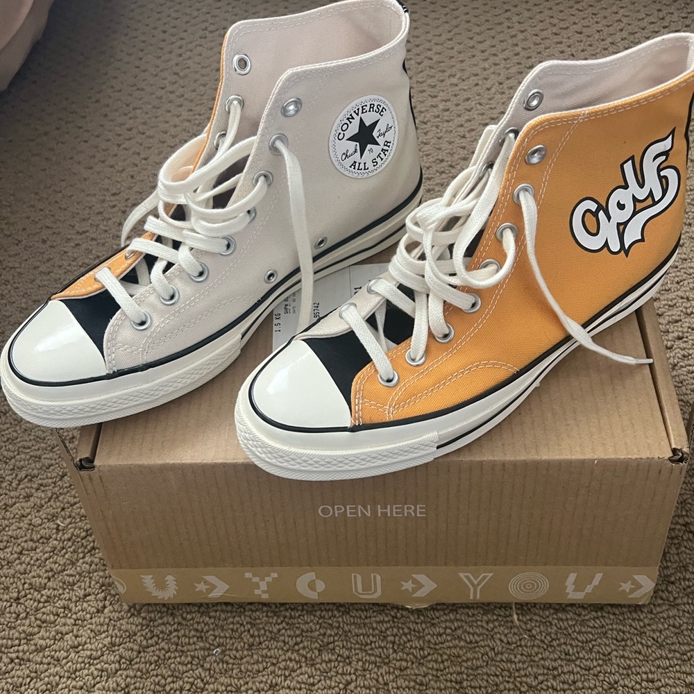 Custom Golf Wang/Converse high tops